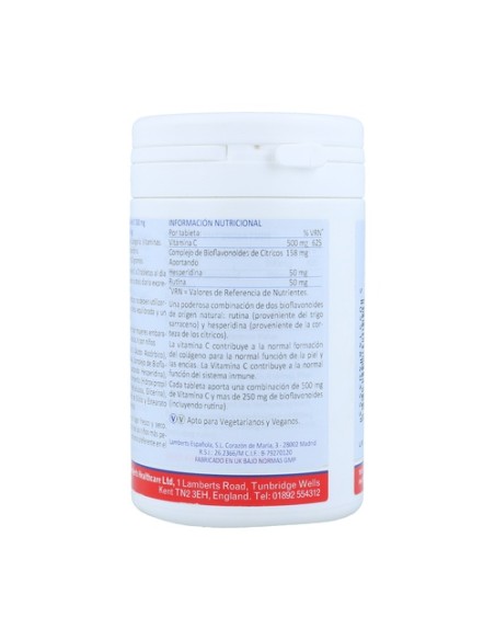 Rutina y vitamina C 90 tabletas Lamberts