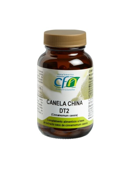 Canela China DT2 200mg 60 cápsulas Cfn