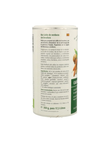 Caldo De Verduras En Polvo 350 g Raab