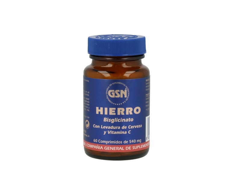 Hierro 60 comprimidos GSN