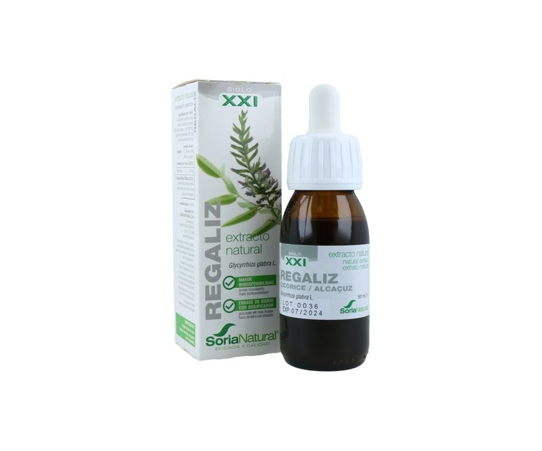 Extracto de Regaliz (Fórmula XXI) 50 ml Soria Natural