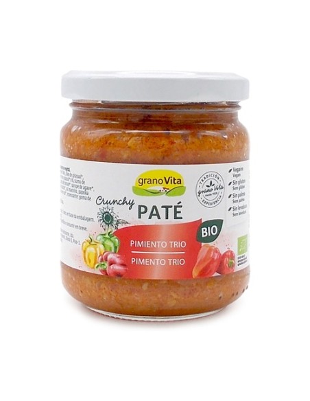 Paté pimiento trío bio 175 g Granovita