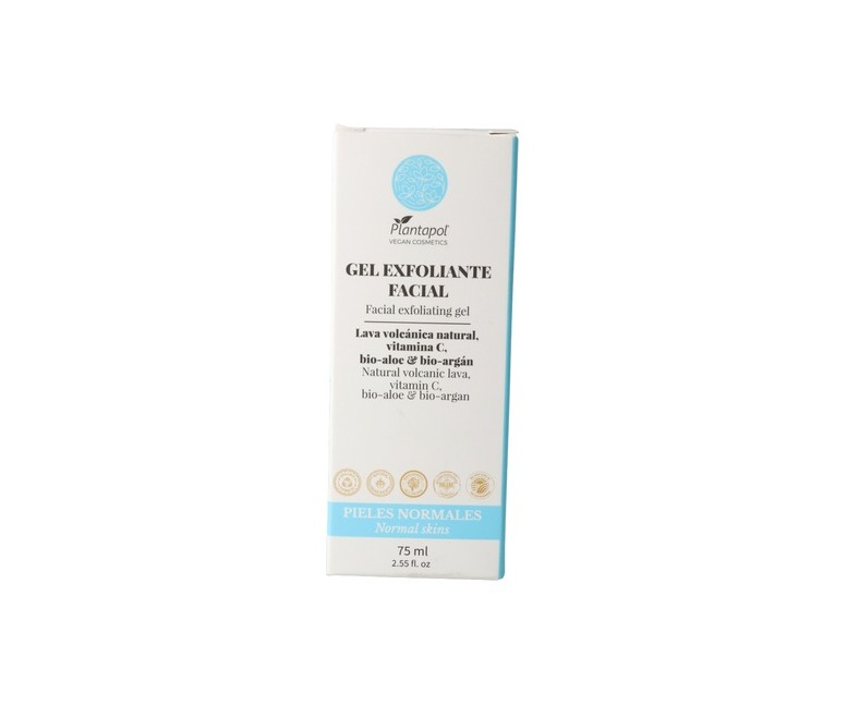 Gel exfoliante facial 75 ml de gel Plantapol