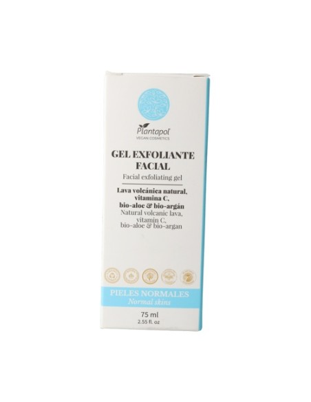 Gel exfoliante facial 75 ml de gel Plantapol