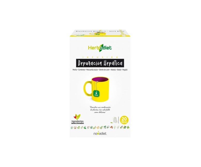 Herbodiet Depuración Hepática 20 bolsitas infusoras Nova Diet