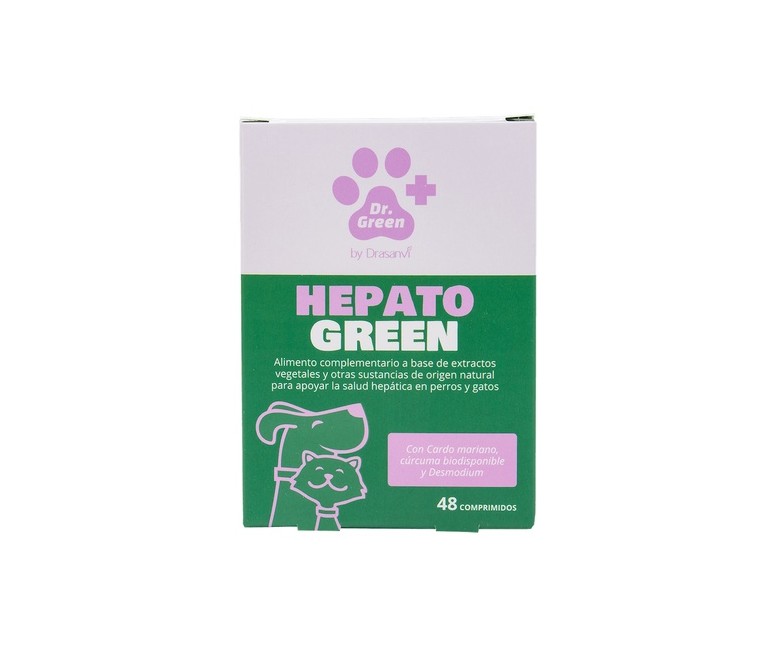 Hepatogreen salud hepática perros y gatos 48 comprimidos DR GREEN