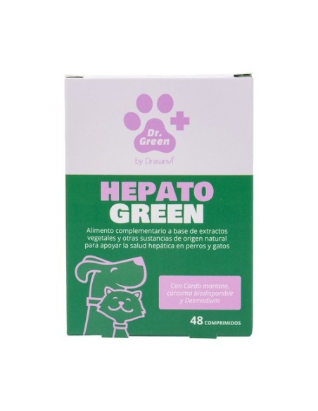 Hepatogreen salud hepática perros y gatos 48 comprimidos DR GREEN