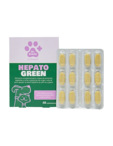Hepatogreen salud hepática perros y gatos 48 comprimidos DR GREEN