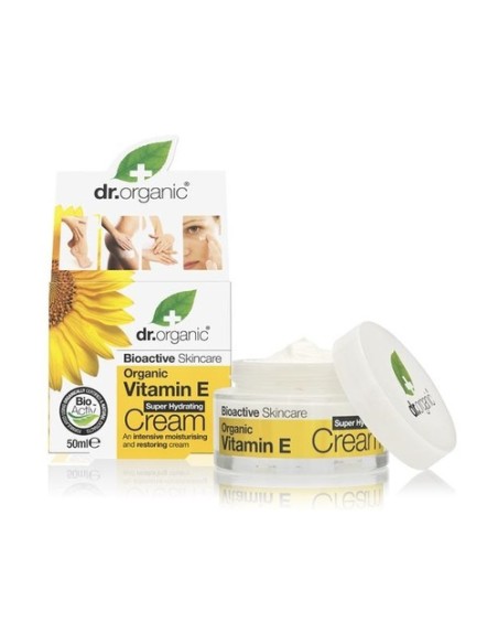 Crema hidratante Organic Vitamin E S-hydrating 50 ml de crema Dr. Organic