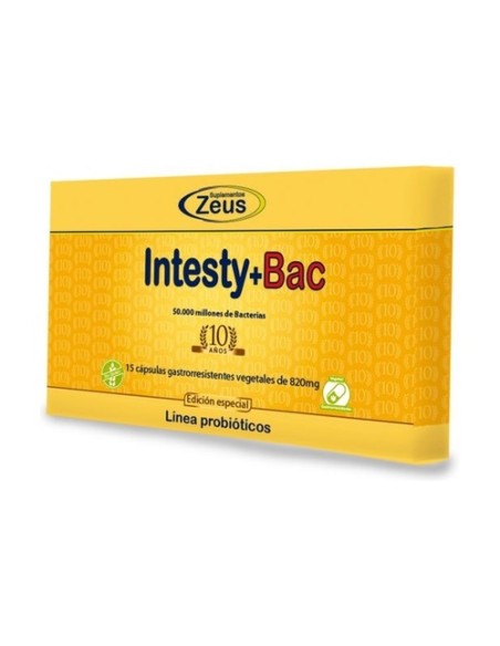INTESTY+BAC BLISTER 15 cápsulas de 820mg Zeus