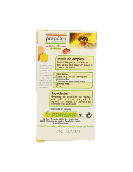 Extracto de Propoleo S/Al 50 ml Pinisan
