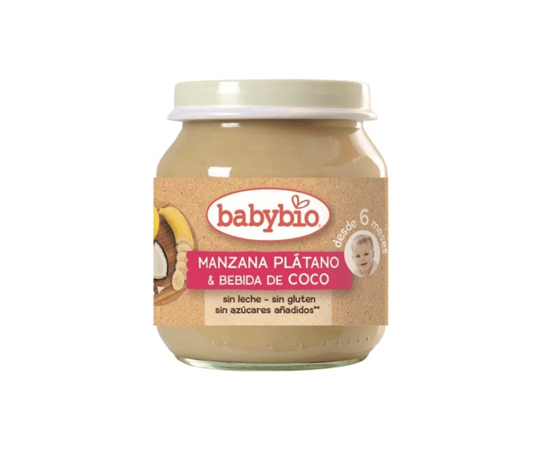 Tarrito Manzana Plátano Coco 6m+ 130 g Babybio