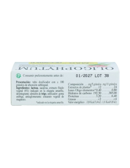 Oligophytum Magnesio (H8 MAG) 100 comprimidos sublinguales Holistica