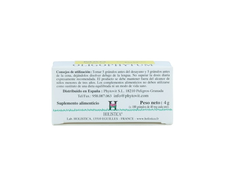 Oligophytum Magnesio (H8 MAG) 100 comprimidos sublinguales Holistica