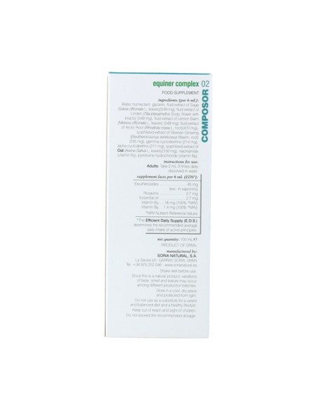 Composor 02 Equiner Fórmula XXI 100 ml Soria Natural