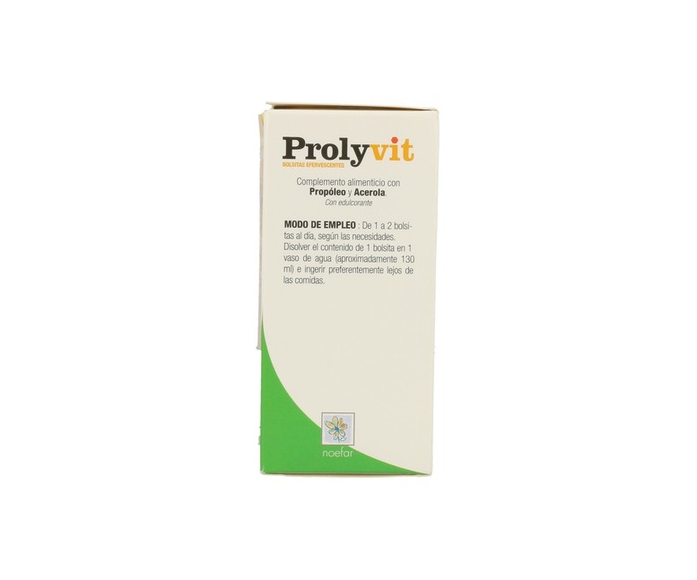 Prolyvit (Vitamina C) Efervescente Prolisan 16 sobres Noefar