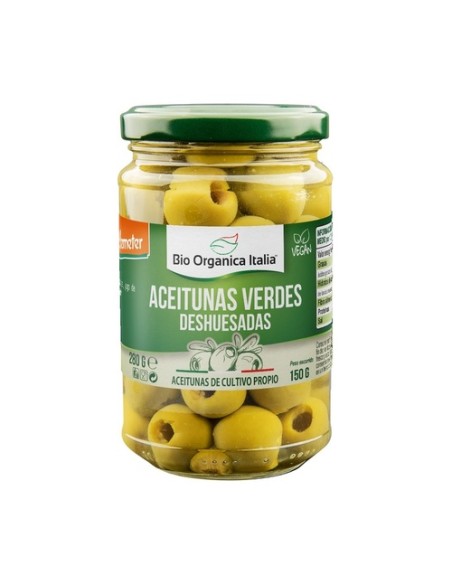 Aceituna verde deshuesada bio organica italia 280 g Bio Organica Italia