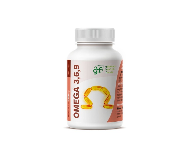 Omega 3-6-9 1400 mg 50 perlas de 1400mg GHF
