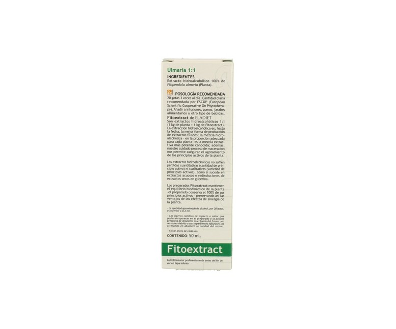 Extracto de Ulmaria 50 ml Eladiet