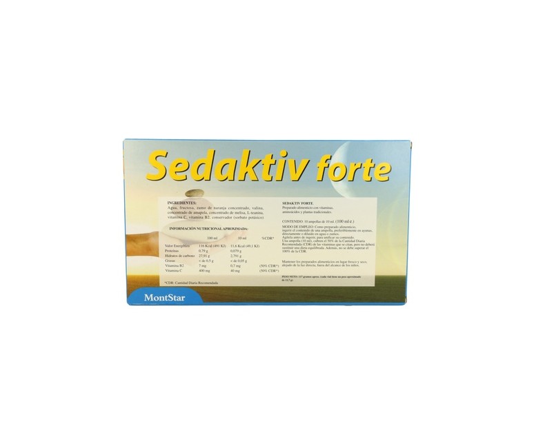 MontStar Sedaktiv Forte 10 viales Espadiet