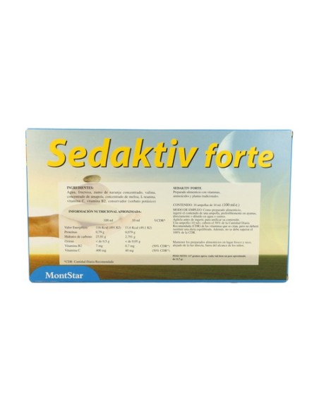 MontStar Sedaktiv Forte 10 viales Espadiet
