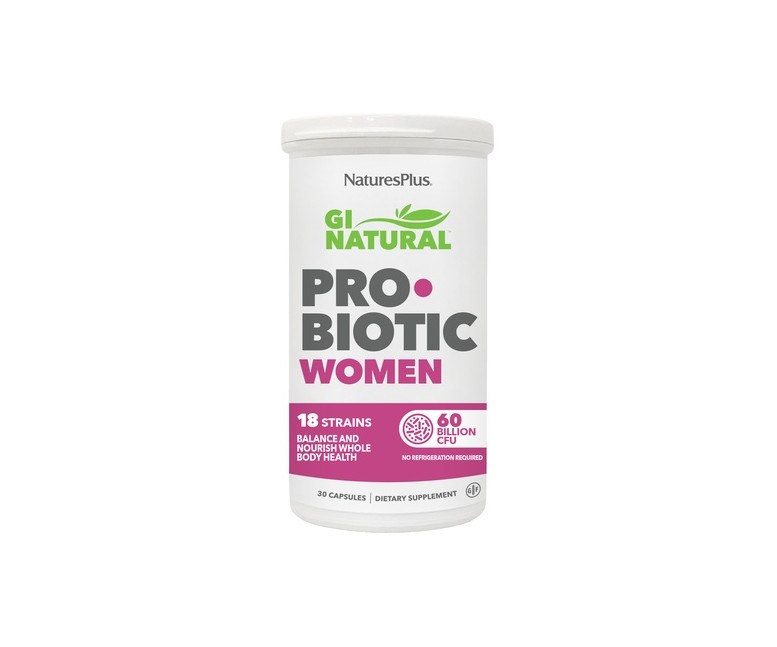 GI Natural Probiotic Women 30 cápsulas Natures Plus
