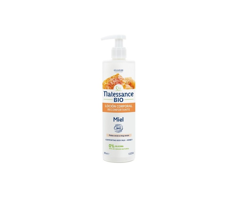 Loción corporal reconfortante de miel 400 ml (Miel) Natessance