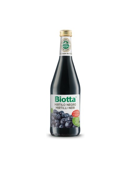 Pack Jugo de Mirtilo (Arándano Negro) 6 unidades de 500 ml Biotta