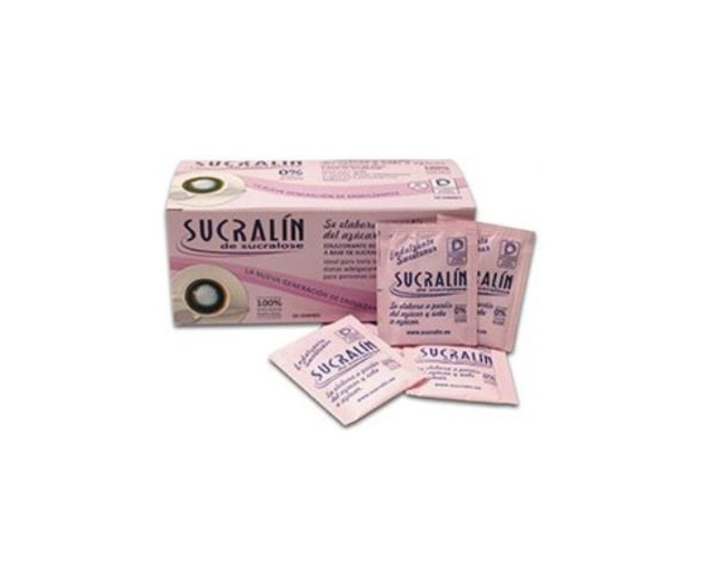 Endulzante 50 sobres de 1g Sucralin