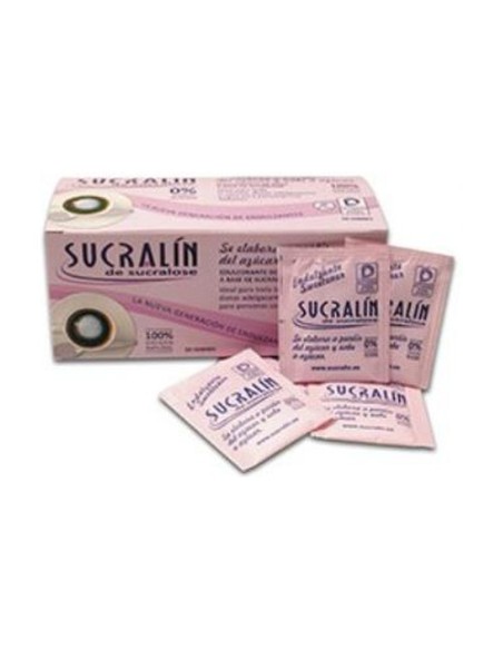 Endulzante 50 sobres de 1g Sucralin