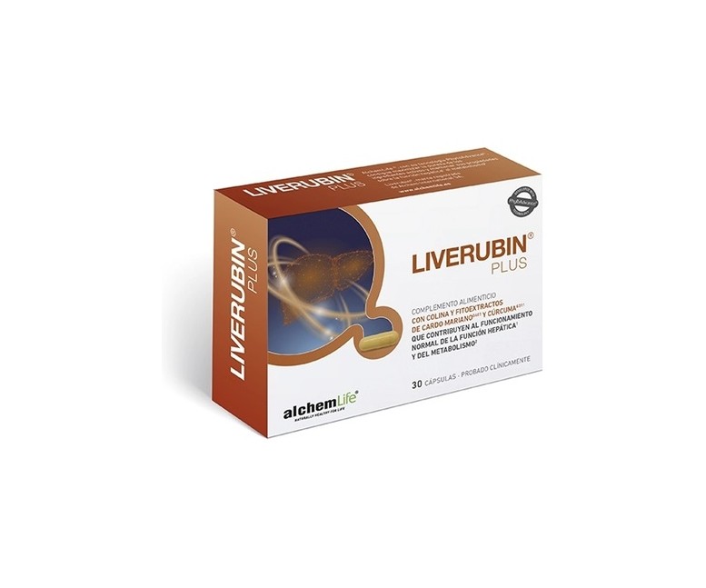 Liverubin plus hígado 30 cápsulas de 549.4mg Alchemlife