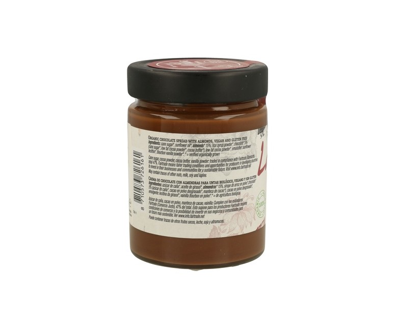 Crema de Chocolate con Almendras Vegana 270 g La Vida Vegan