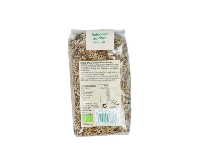 Mezcla de semillas 250 g Biográ