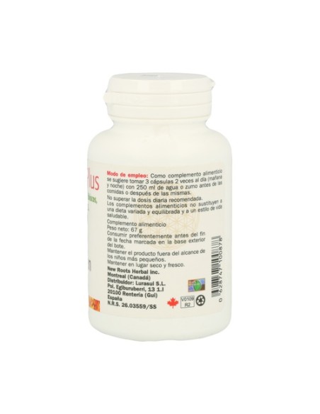 Psyllium Plus con Fos 100 cápsulas Sura Vitasan