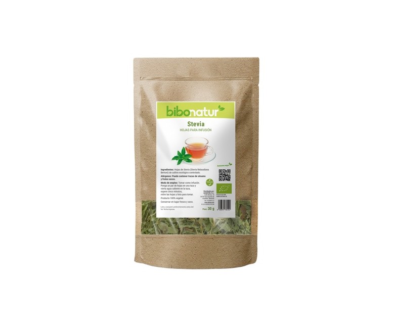 Stevia en hojas Eco 30 g Bibonatur