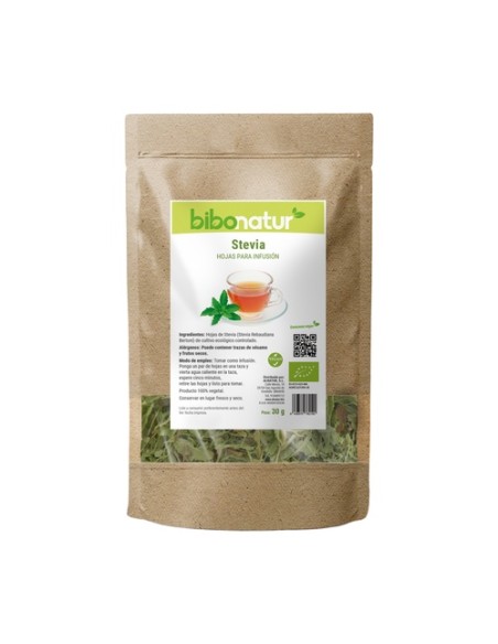 Stevia en hojas Eco 30 g Bibonatur