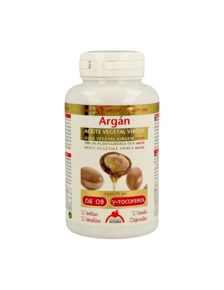 Perlas Aceite Vegetal de Argán 80 perlas Intersa