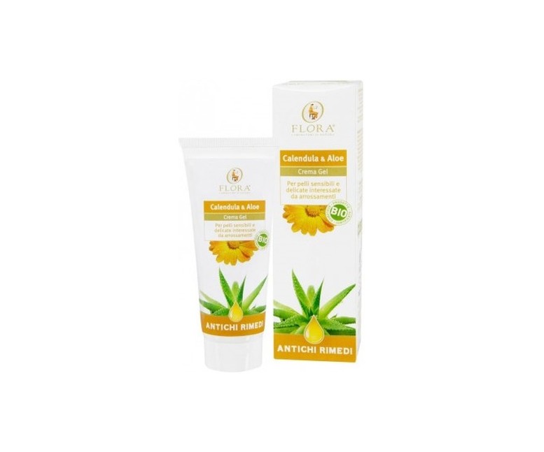 Crema-Gel de Caléndula y Aloe Bio 75 ml de crema Flora
