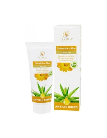 Crema-Gel de Caléndula y Aloe Bio 75 ml de crema Flora