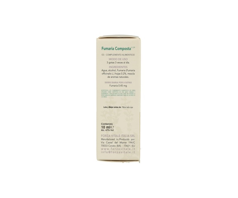 Fumaria Composta 10 ml Forza Vitale