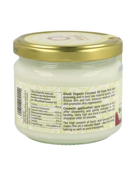 Aceite de aoco eco 1ª presión en frío 250 ml Khadi
