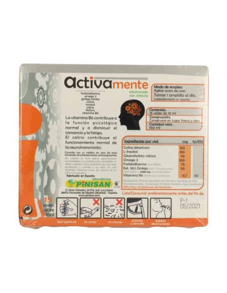 Activamente Premium 15 viales Pinisan