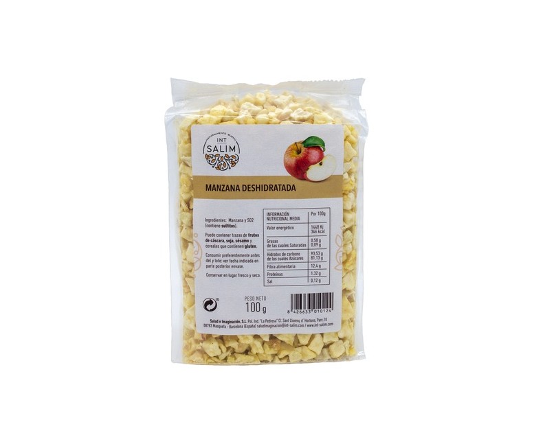 Manzana Deshidratada 100 g Int-Salim