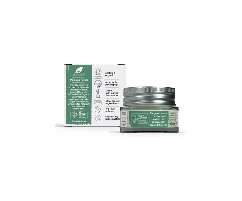 Contorno de ojos algas marinas siempre joven 15 ml de sérum Dr. Organic