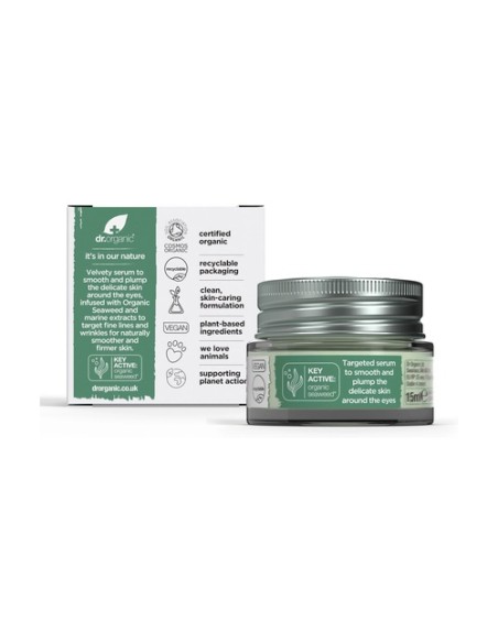 Contorno de ojos algas marinas siempre joven 15 ml de sérum Dr. Organic