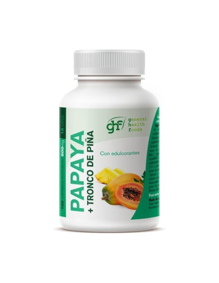 Papaya 600mg 100 comprimidos de 600mg GHF