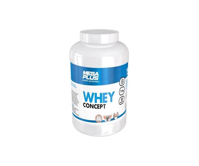 Whey Concept vainilla y canela 2 kg Mega Plus
