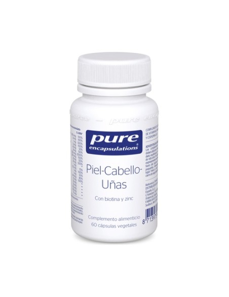 Piel-Cabello-Uñas 60 cápsulas Pure Encapsulations
