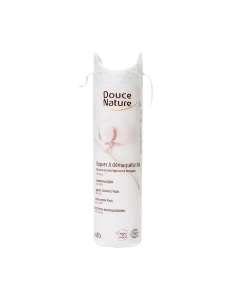 Discos desmaquillantes Bio 80 unidades Douce Nature