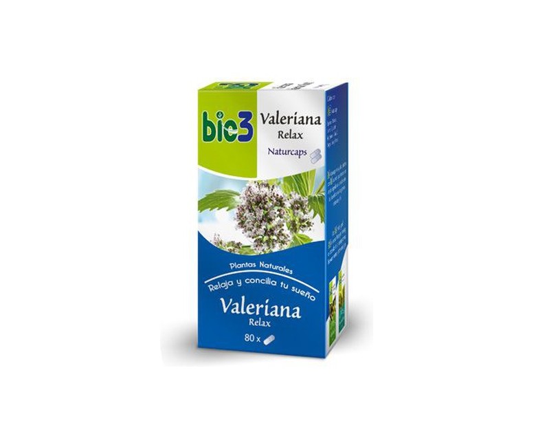 Bie 3 Valeriana 80 cápsulas de 500mg Bio3